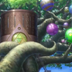 Pretty bauble-tree. There are lots of striking background designs that help make this a worthwhile watch.